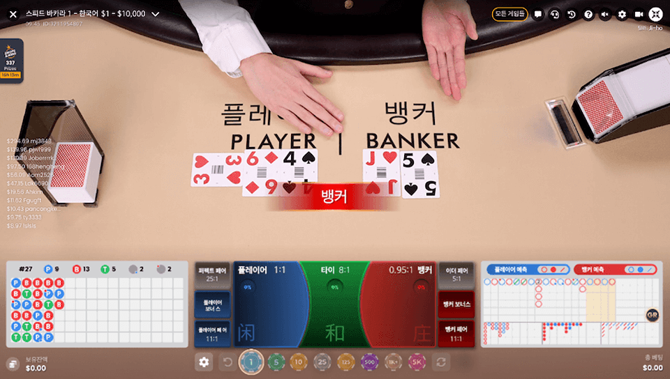프라그마틱 플레이 코리안 스피드 바카라2