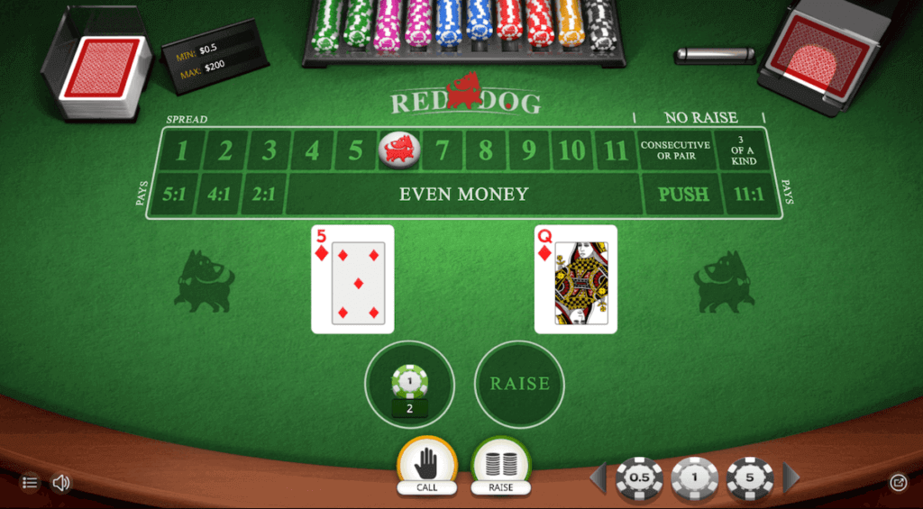 한국 온라인 카지노 비디오포커 video poker iSoftbet Reddog