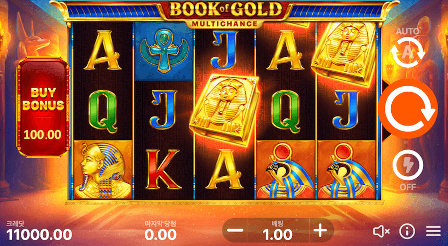 한국 온라인 카지노 온라인 슬롯 게임 추천 플레이슨 Book of Gold Multichance